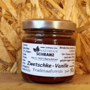 Fruchtaufstrich Zwetschke-Vanille