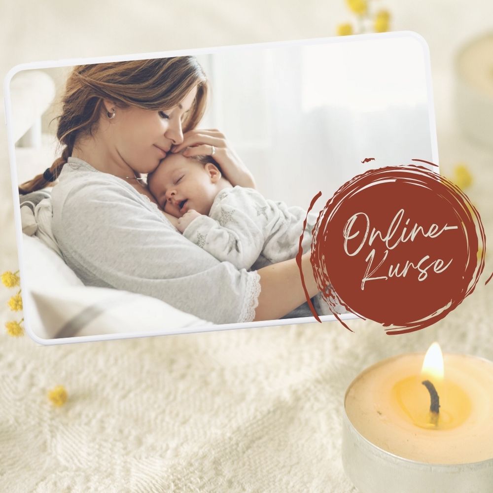 Mama mit Baby. Online-Kräuterkurs und DIY Naturkosmetik